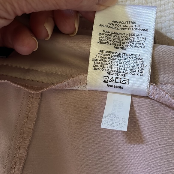 ~Express Mini Skirt Pastel Mauve Pink with Front X Lace Up  Detail  Size 8 - Picture 8 of 8